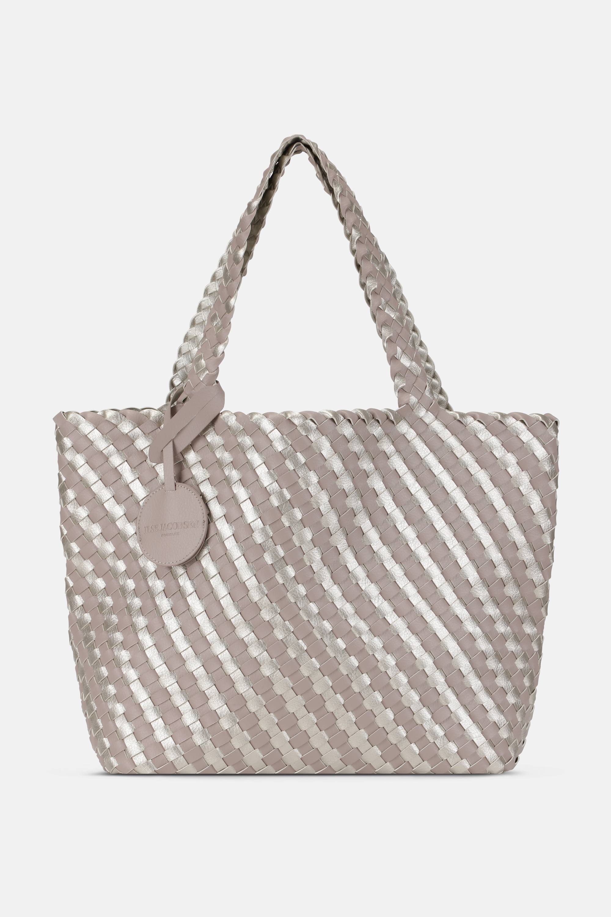 Tote Bag Flätad - Atmosphere Platin